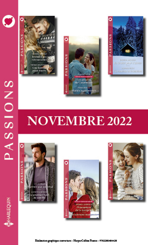 Couverture ebook de Pack mensuel Passions - 12 romans (novembre 2022), de Collectif