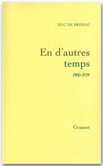 ebook cover of En d'autres temps, by Duc de Brissac