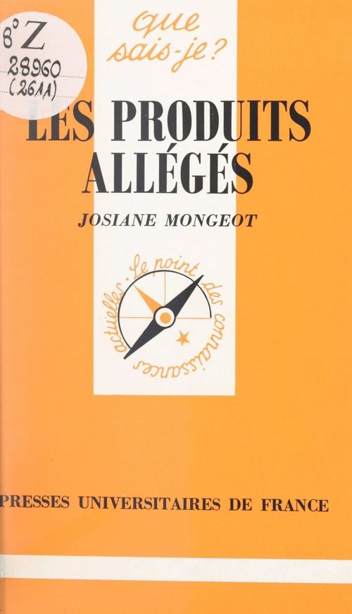 ebook cover of Les produits allégés, by Josiane Mongeot