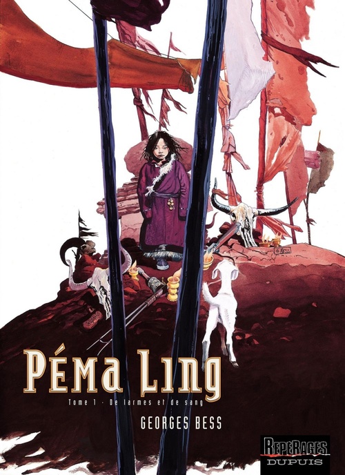 Couverture ebook de Péma Ling - Tome 1 - De larmes et de sang, de Georges Bess