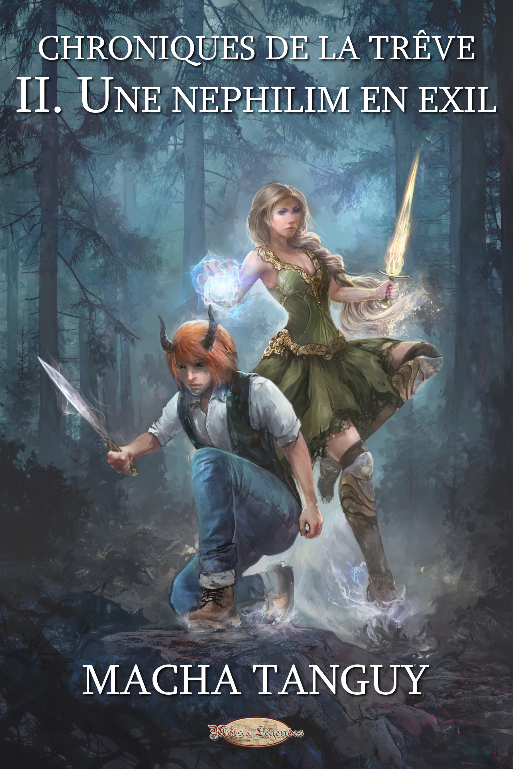Couverture ebook de Chroniques de la Trêve II. Une nephilim en exil, de Macha Tanguy