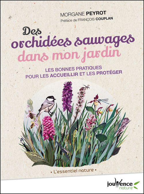 Couverture ebook de Des orchidées sauvages dans mon jardin , de Morgane Peyrot