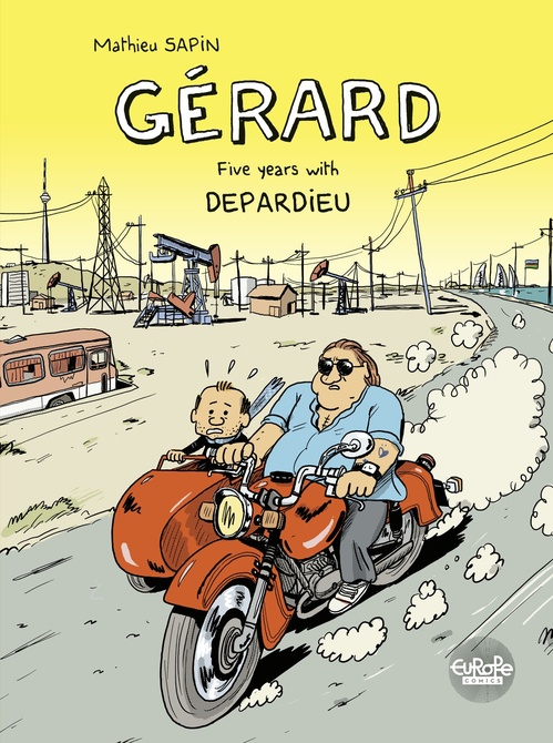 Couverture ebook de Gérard - Five Years with Depardieu, de Mathieu Sapin
