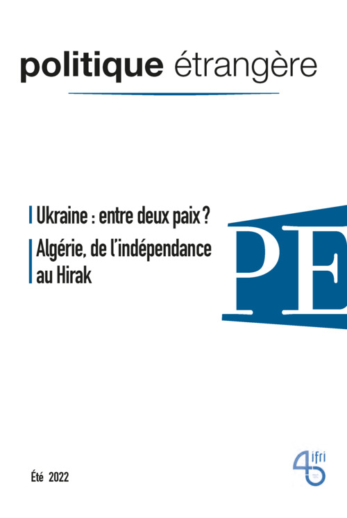 Couverture ebook de Ukraine : entre deux paix ?, de Politique Etrangere