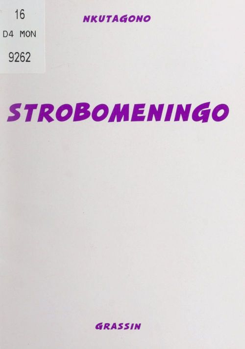 ebook cover of Strobomeningo, by Nkutagono