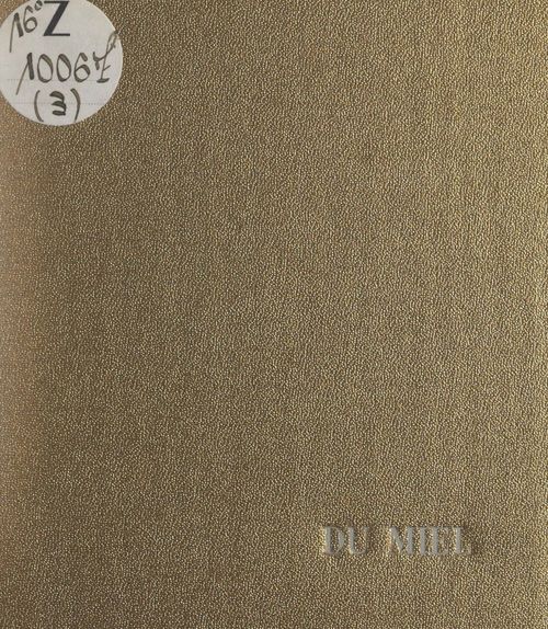 Couverture ebook de Célébration du miel, de Maurice Lelong