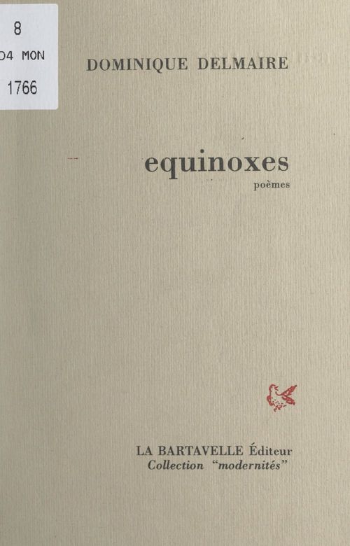 Couverture ebook de Équinoxes, de Dominique Delmaire