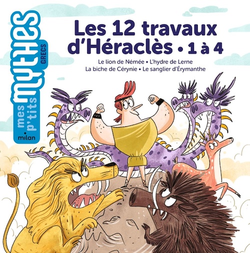 Couverture ebook de Les 12 travaux d'Héraclès - 1 à 4, de Bénédicte Solle