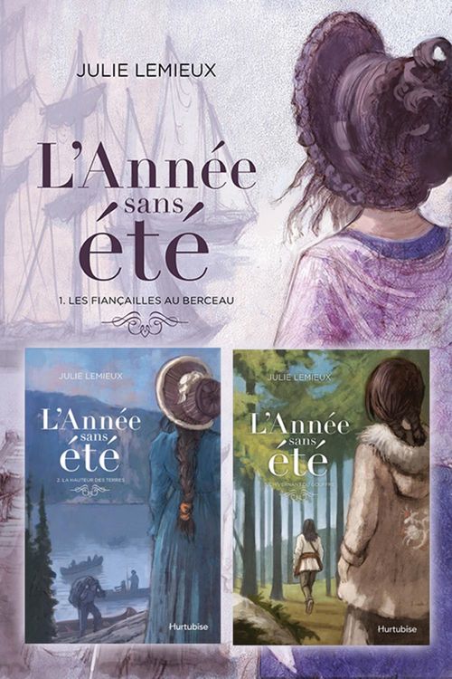Couverture ebook de L'Année sans été - Coffret, de Julie Lemieux