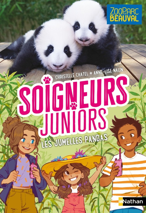 Couverture ebook de Soigneurs juniors N09 : Les jumelles pandas, de Christelle Chatel, Anne-Lise Nalin