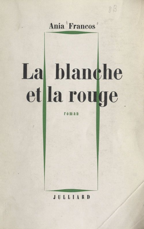 ebook cover of La blanche et la rouge, by Ania Francos