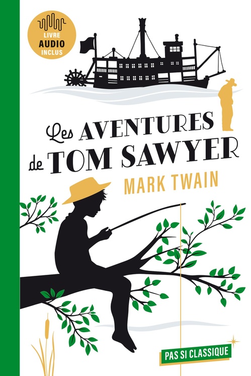 ebook cover of Les Aventures de Tom Sawyer, by Mark Twain
