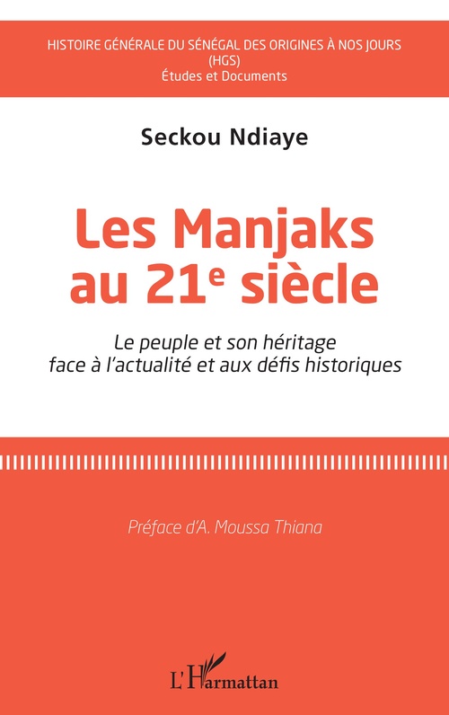 ebook cover of Les Manjaks au 21e siècle, by Seckou Ndiaye