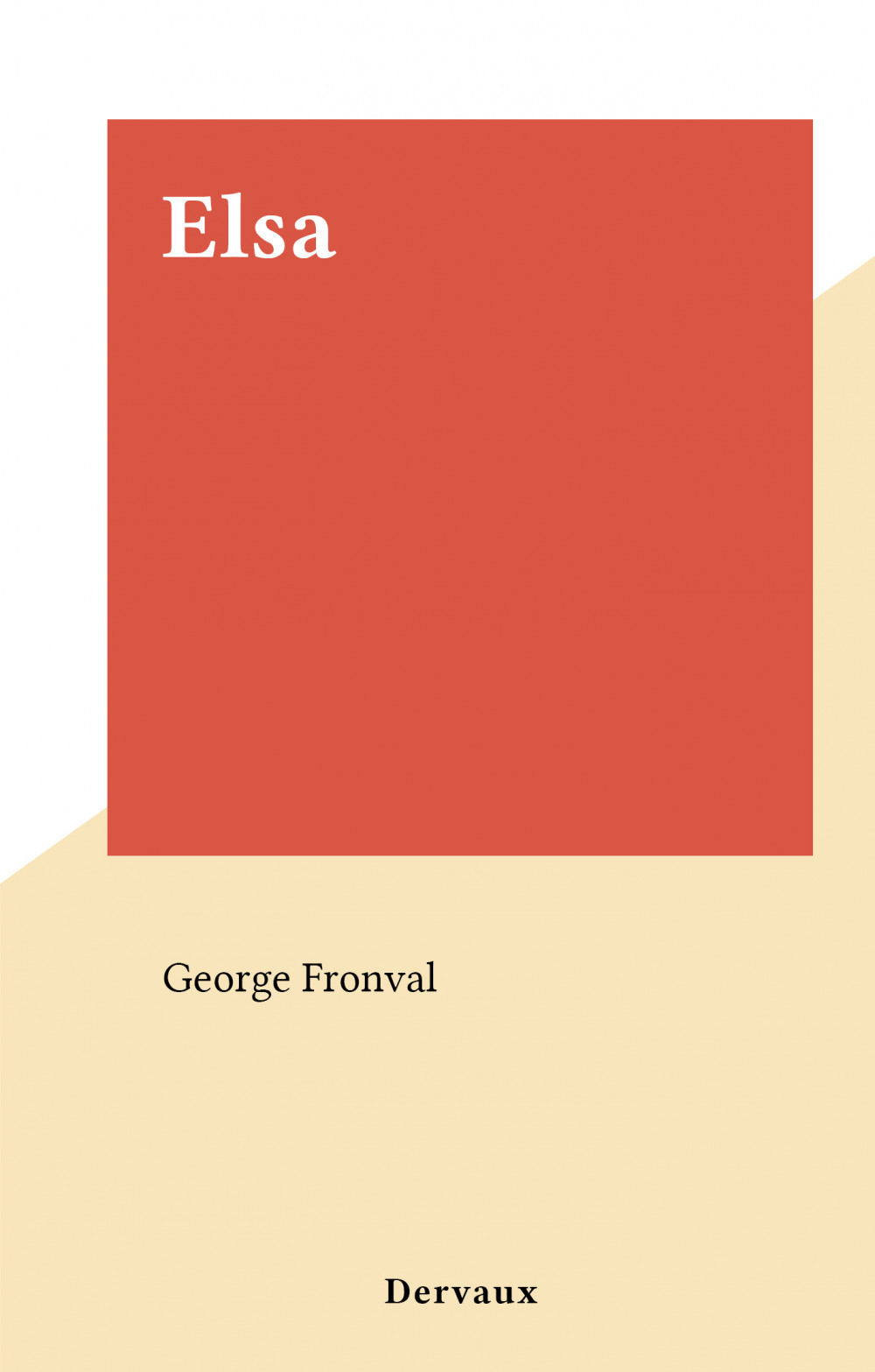 ebook cover of Elsa, by George Fronval