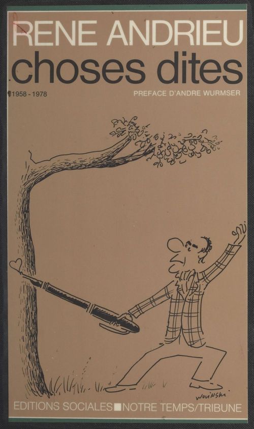 Couverture ebook de Choses dites : 1958-1978, de Collectif