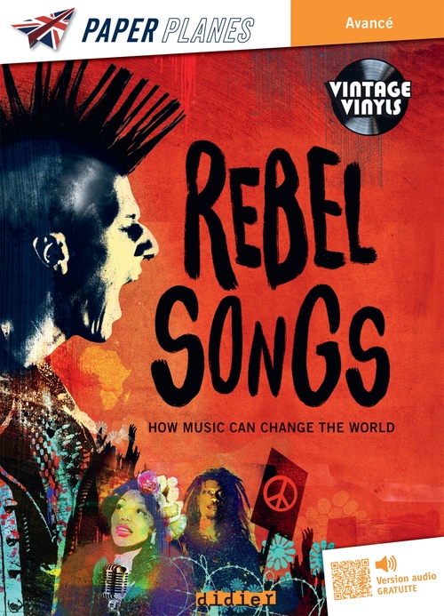 Couverture ebook de Rebel Songs - Livre + mp3  - Ed. 2024, de Rupert Morgan