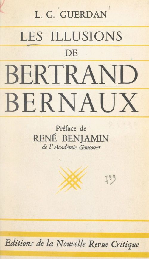Couverture ebook de Les illusions de Bertrand Bernaux, de L.-G. Guerdan
