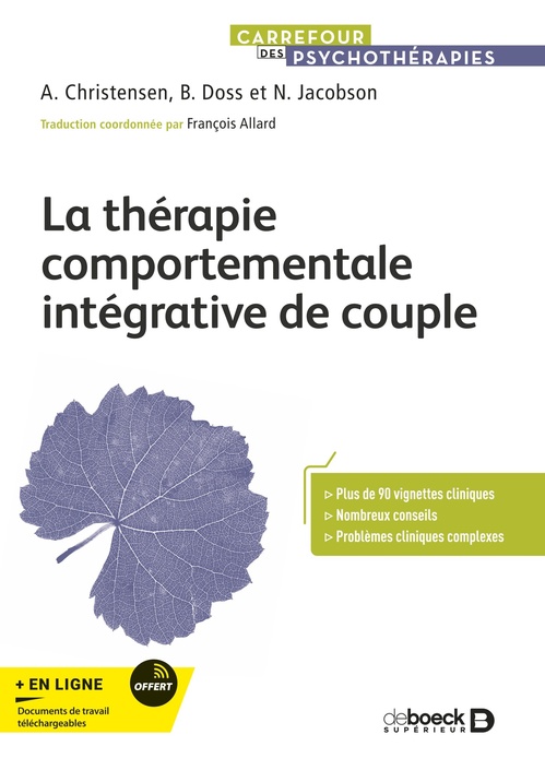 Couverture ebook de La thérapie comportementale intégrative de couple, de Andrew Christensen, Brian Doss, Neil Jacobson