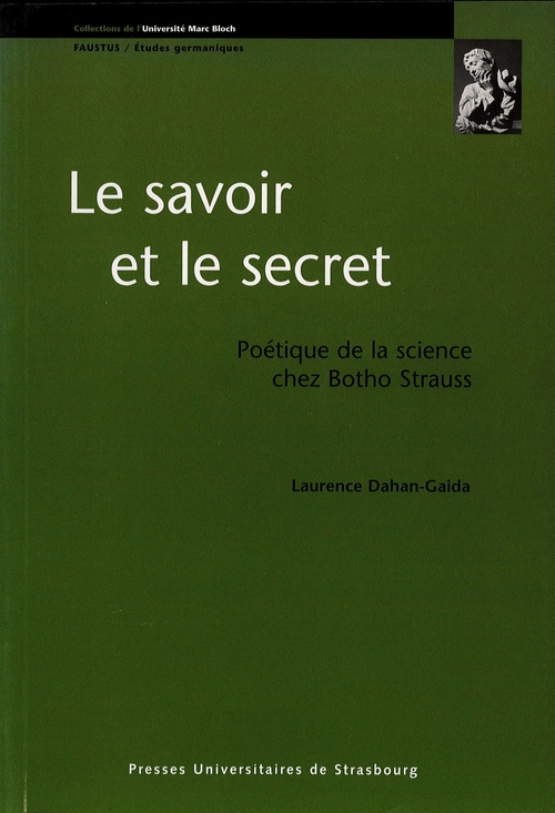 ebook cover of Le savoir et le secret, by Laurence Dahan-Gaida