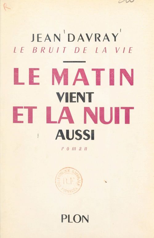 ebook cover of Le bruit de la vie (2), by Jean Davray
