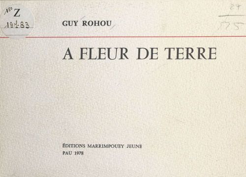 Couverture ebook de À fleur de terre, de Guy Rohou