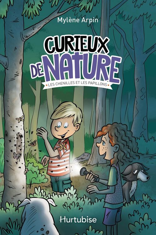 Couverture ebook de Curieux de nature T3 - Chenilles et papillons, de Arpin Mylene