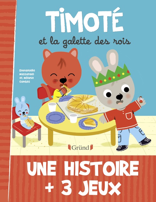 ebook cover of Timoté et la galette des rois, by Emmanuelle Massonaud, Mélanie Combes