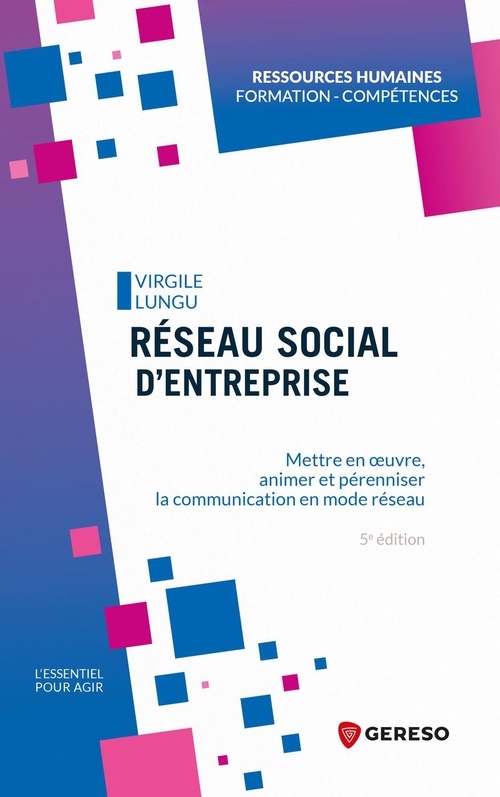 Couverture ebook de Réseau social d'entreprise, de Virgile Lungu