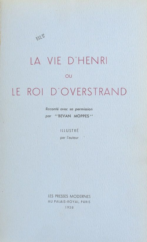 Couverture ebook de La vie d'Henri, de Bevan Moppes