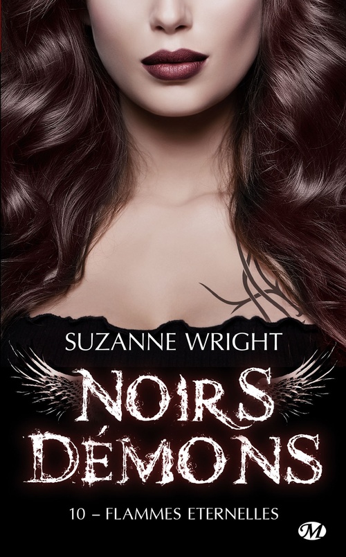 Couverture ebook de Noirs démons, T10 : Flammes éternelles, de Suzanne Wright