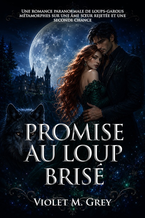 ebook cover of Promise au Loup Brisé, by Violet M. Grey