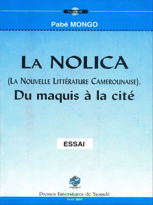 ebook cover of La nolica (la nouvelle littérature camerounaise), by Pabé Mongo
