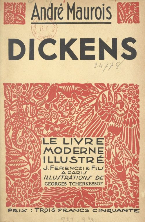 Couverture ebook de Dickens, de Andre Maurois