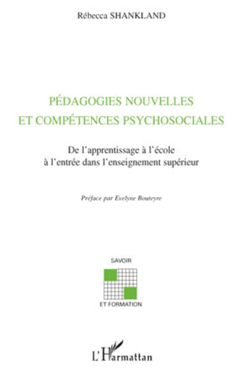 ebook cover of Pédagogies nouvelles et compétences psychosociales, by Rebecca Shankland