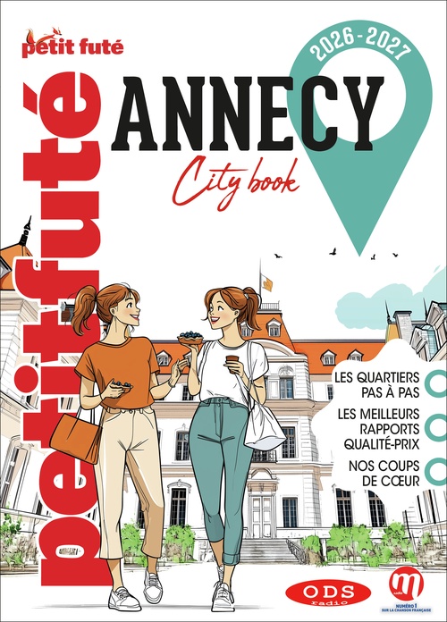 Couverture ebook de Guide Annecy 2026 Petit Futé, de Dominique Auzias, Jean-Paul Labourdette