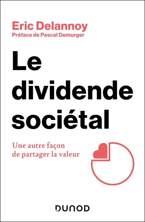 Couverture ebook de Le dividende sociétal, de Eric Delannoy