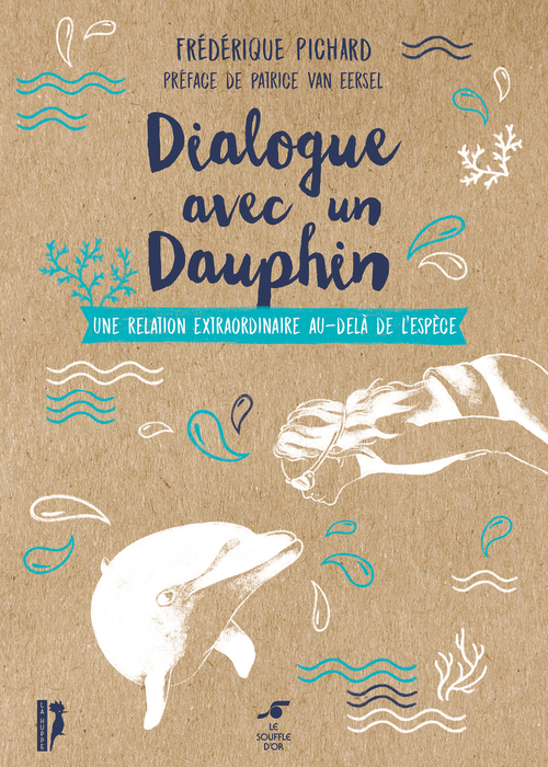 Couverture ebook de Dialogue avec un dauphin, de Frédérique Pichard