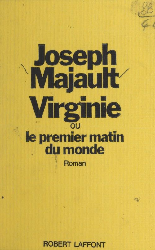 ebook cover of Virginie, by Joseph Majault