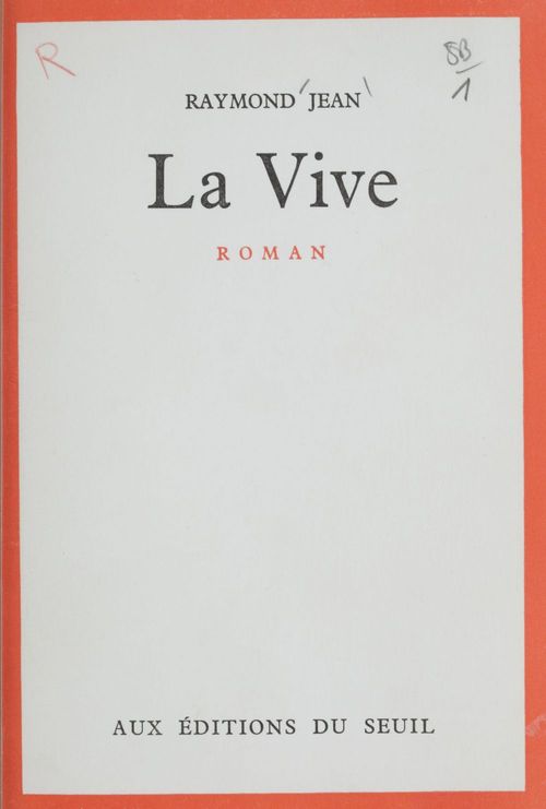 Couverture ebook de La vive, de Jean Raymond