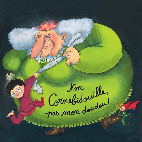 Couverture audiobook de Non Cornebidouille, pas mon doudou !, de Pierre Bertrand