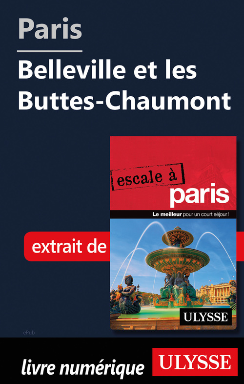 Couverture ebook de Paris - Belleville et les Buttes-Chaumont, de Yan Rioux