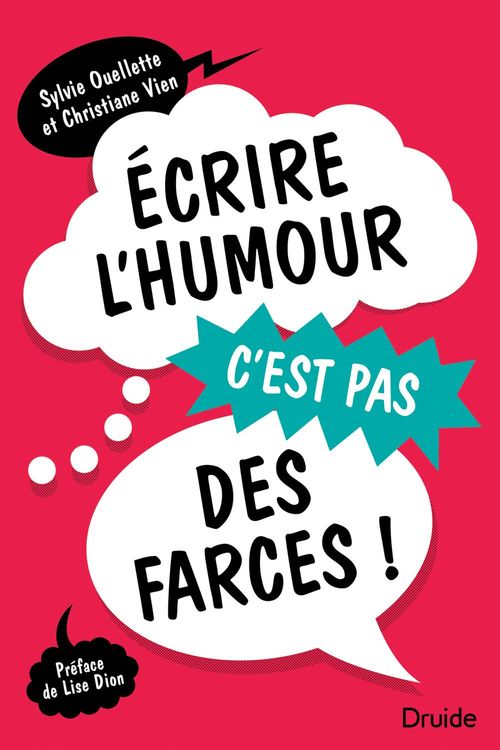 Couverture ebook de Écrire l'humour, c'est pas des farces!, de Ouellette Sylvie