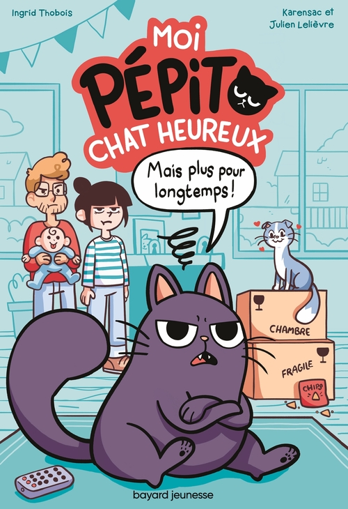 Couverture ebook de Moi, Pépito, chat heureux, de Ingrid Thobois