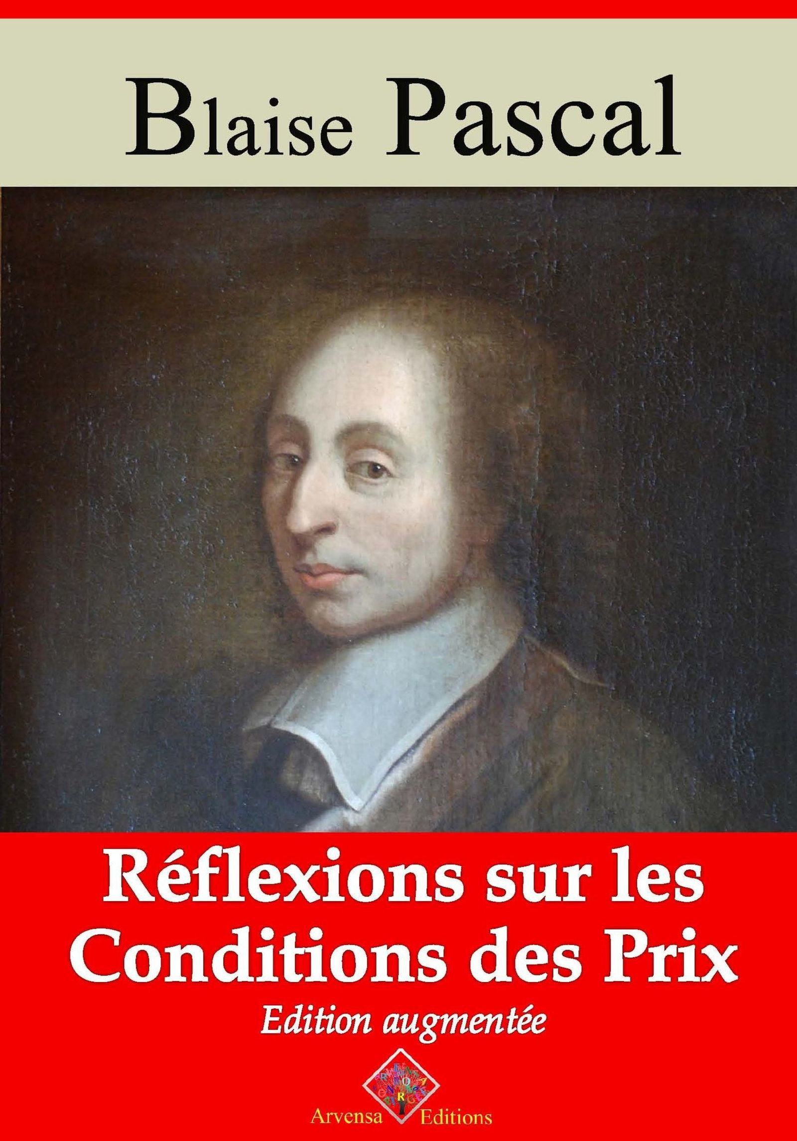 ebook cover of Réflexions sur les conditions des prix - suivi d'annexes, by Blaise Pascal