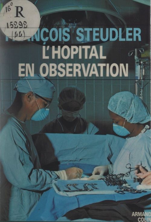 ebook cover of L'hôpital en observation, by Francois Steudler