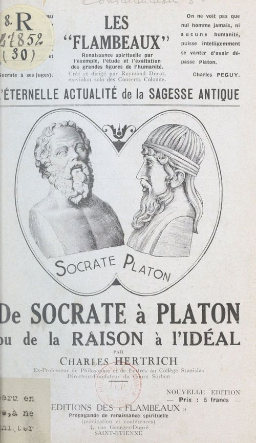 Couverture ebook de L'éternelle actualité de la sagesse antique, de Charles Hertrich