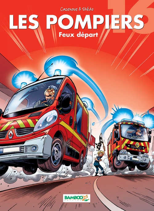 Couverture ebook de Les Pompiers - Tome 16, de Christophe Cazenove, Stédo