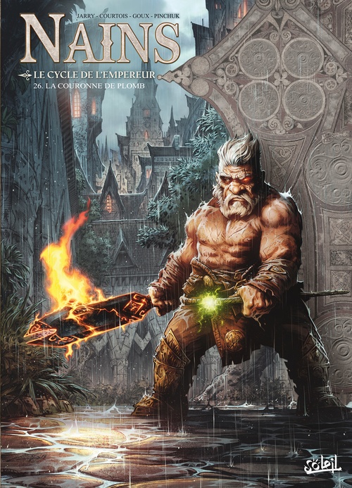 Couverture ebook de Nains T26 - Le Cycle de l'empereur - La Couronne de plomb, de Pierre-Denis Goux