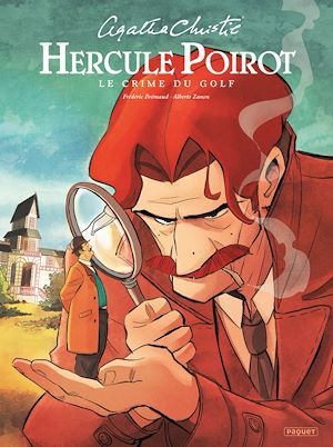 Couverture ebook de Hercule Poirot - Le crime du golf, de Agatha Christie, Frédéric Brrémaud, Alberto Zanon