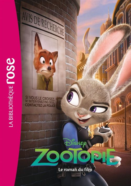 Couverture ebook de Bibliothèque Disney - Zootopie - le roman du film, de Walt Disney